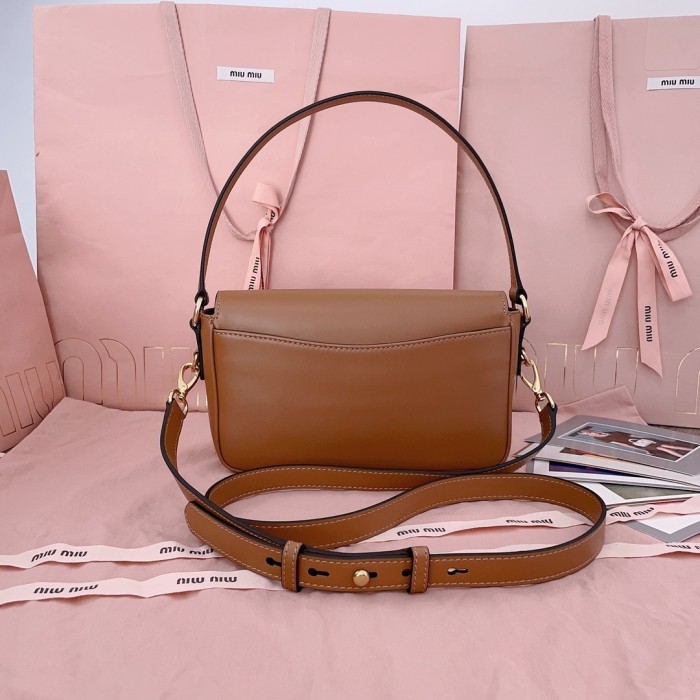 Nappa Leather Shoulder Bag“23*13.5*5CM”-039=