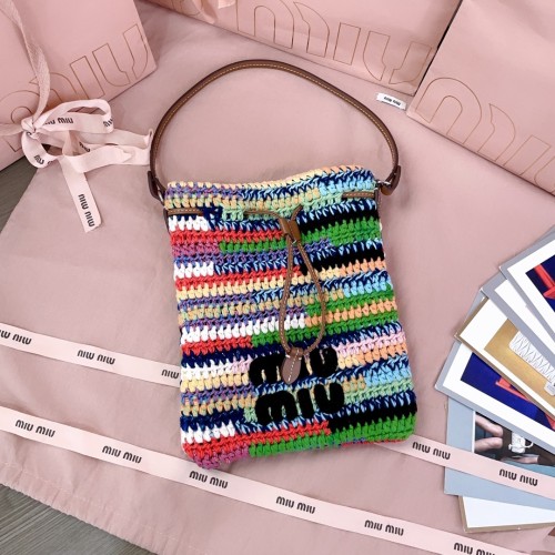 Woven Fabric Mini-Bag“23*20CM”-057=