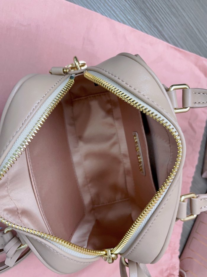 Arcadie Matelassé Nappa Leather Bag“19*13*6CM”-0801=