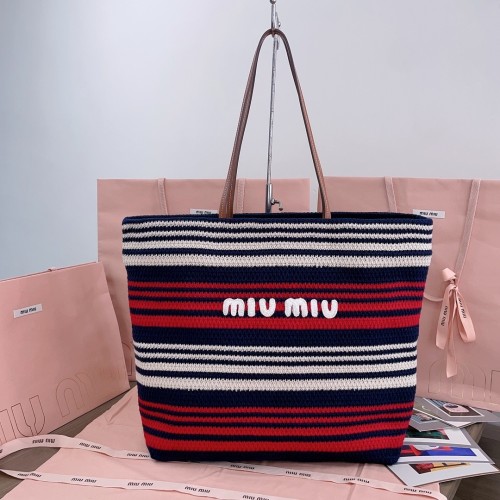 Raffia-Effect Woven Tote Bag“21*14*12CM”-088=