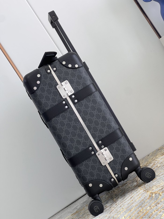 Embossed Leather Trolley 24 inch  -0061=