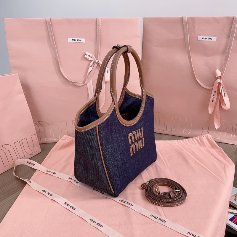 IVY Canvas And Leather Bag“22*14*11CM”-057=