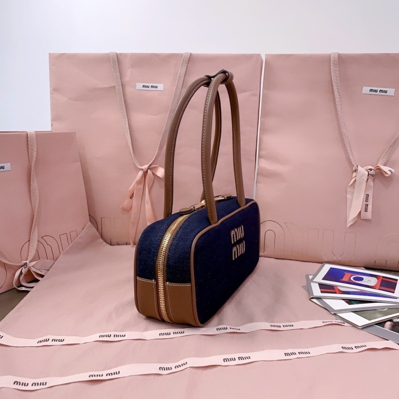 Beau Canvas Top-Handle Bag“28*12*9CM”-058=