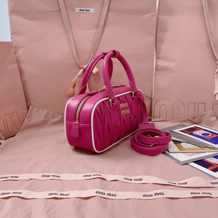 Arcadie Matelassé Nappa Leather Bag“22*10.5*7.5CM”-0301=