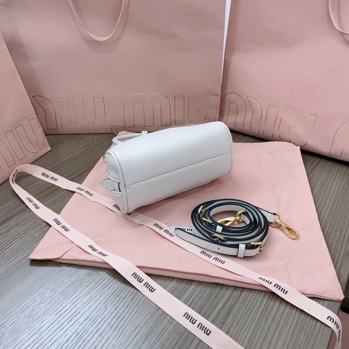 Leather Top-Handle Bag“18*11.5*8CM”-057=