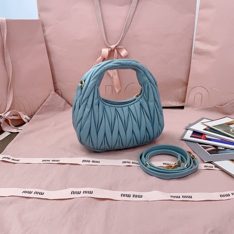 Wander Matelassé Nappa Lleather Hobo Bag“23*13*7CM”-059=