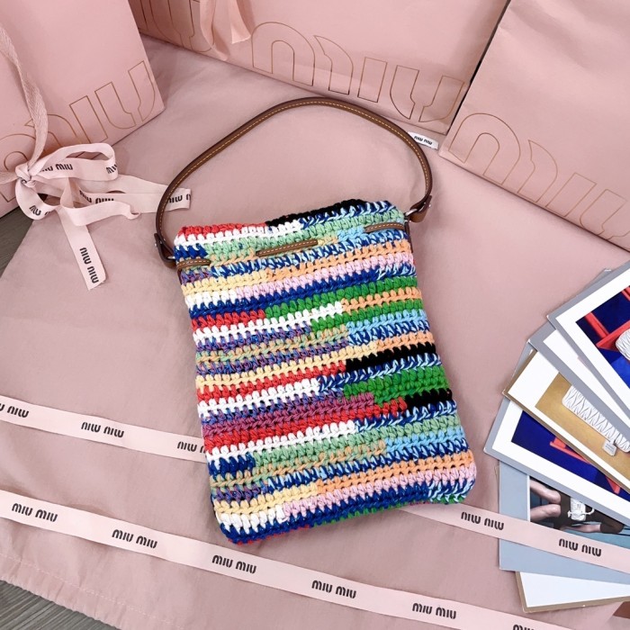 Woven Fabric Mini-Bag“23*20CM”-057=