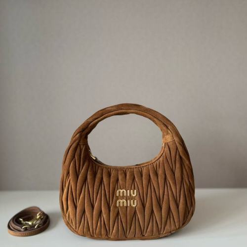 Wander Matelassé Suede Hobo Bag“23*13*7CM”-008=