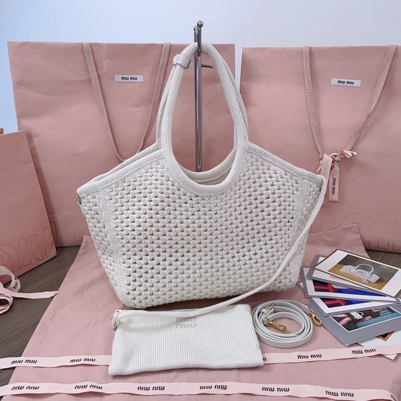 IVY Cotton Mesh Bag“28*26*12.5CM”-098=