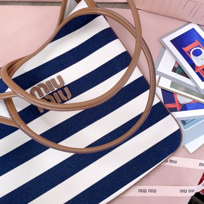 IVY Canvas And Leather Bag“40*35CM”-037=
