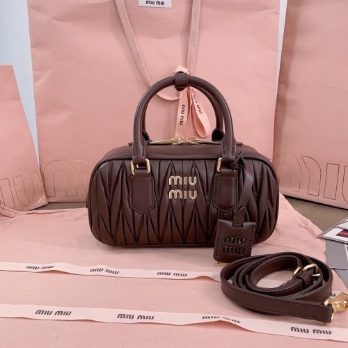 Arcadie Matelassé Nappa Leather Bag“22*10.5*7.5CM”-0301=