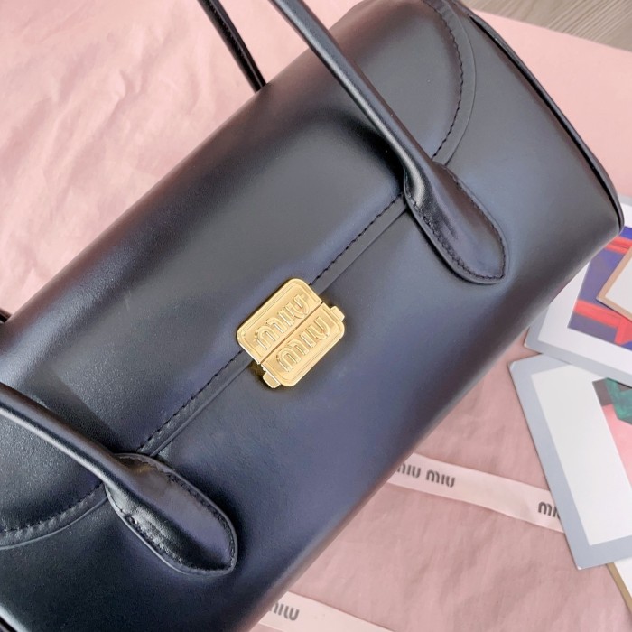 Aventure Nappa Leather Top-Handle Bag“28*15*11CM”-0501=