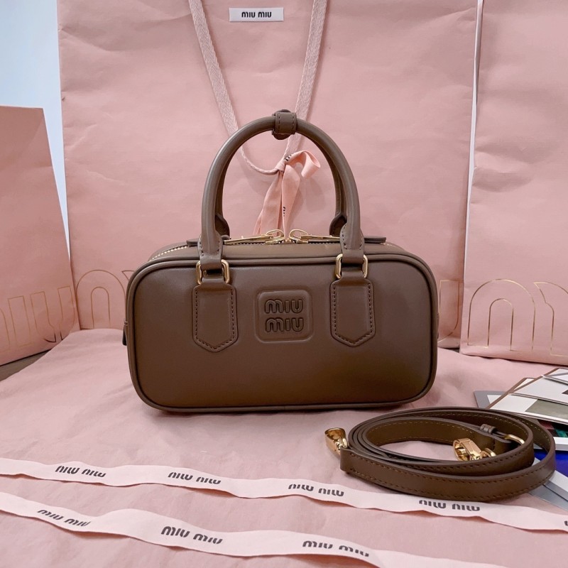 Arcadie Leather Bag“22*10.5*7.5CM”-039=