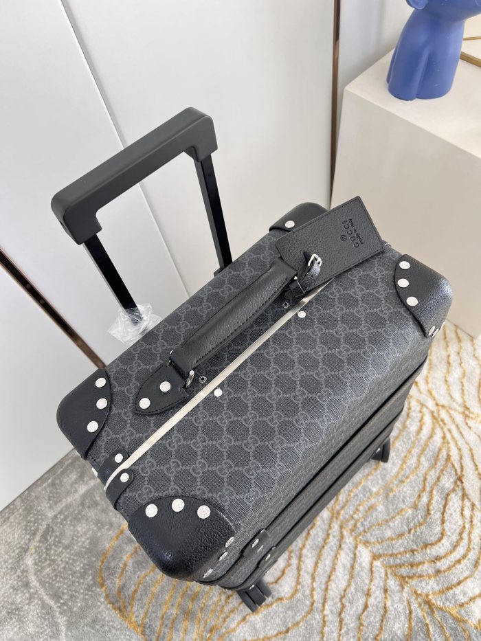 Embossed Leather Trolley 24 inch  -0061=