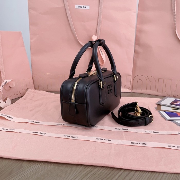 Arcadie Leather Bag“22*10.5*7.5CM”-039=