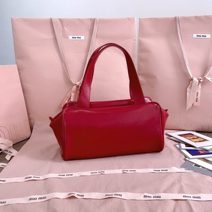 Leather Top-Handle Bag“28*15*13CM”-068=