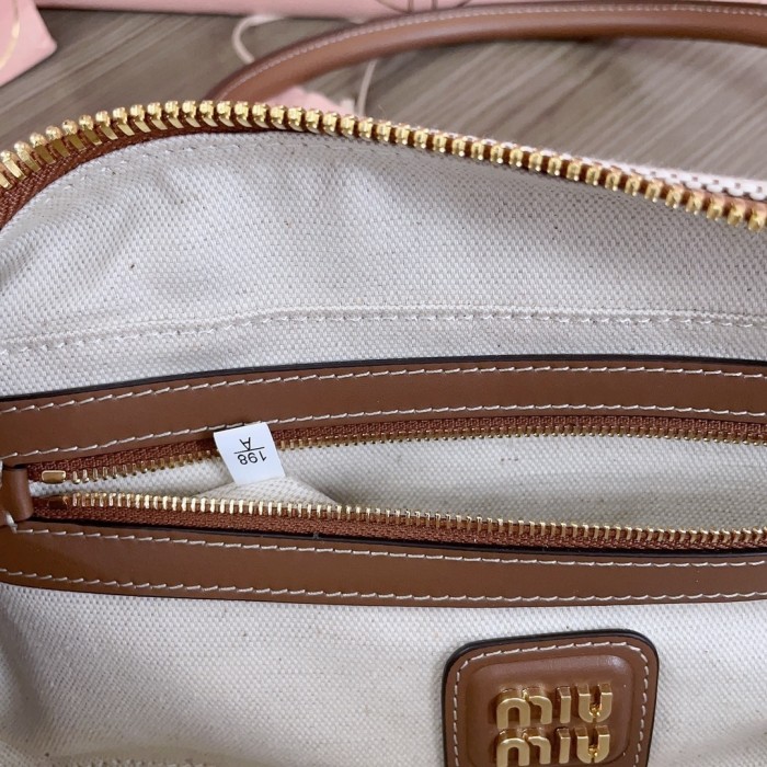 Beau Canvas Top-Handle Bag“28*12*9CM”-058=
