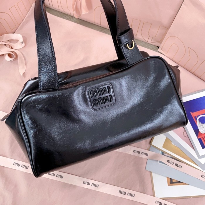 Leather Top-Handle Bag“28*15*13CM”-068=