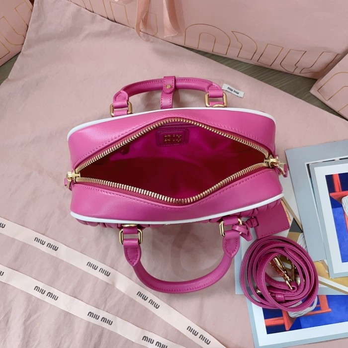 Arcadie Matelassé Nappa Leather Bag“22*10.5*7.5CM”-0301=