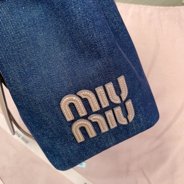 Canvas And Leather Bucket Bag“22.5*16*14CM”-037=