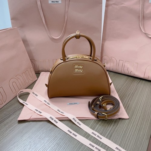 Leather Top-Handle Bag“23*15*11CM”-098=