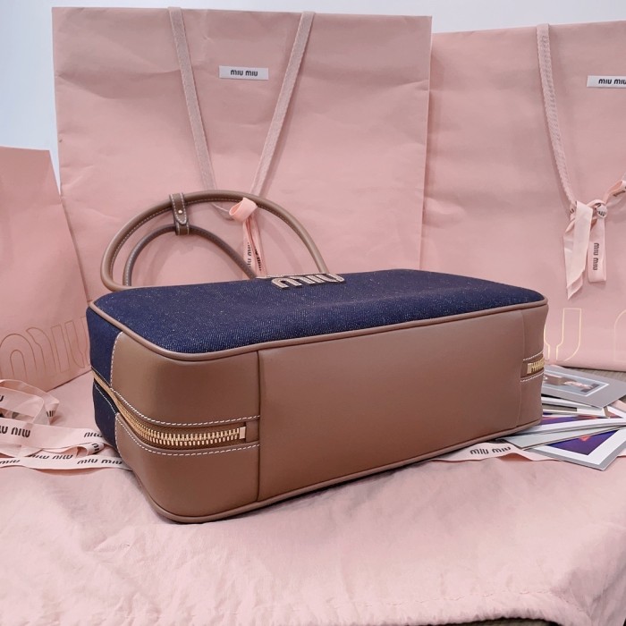 Beau Canvas And Leather Bag“34*23*12CM”-0301=