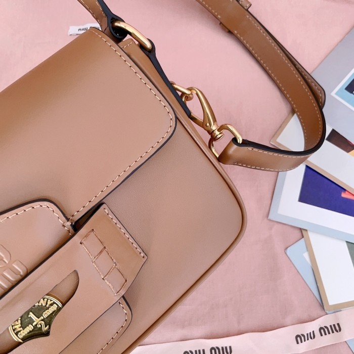 Nappa Leather Shoulder Bag“23*13.5*5CM”-039=