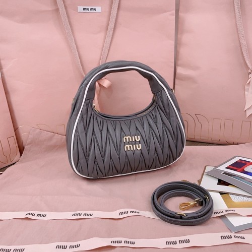 Wander Matelassé Nappa Lleather Hobo Bag“23*13*7CM”-059=