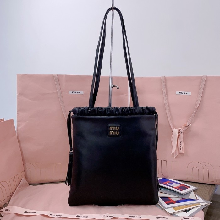 Leather Shoulder Bag“31*28CM”-058=