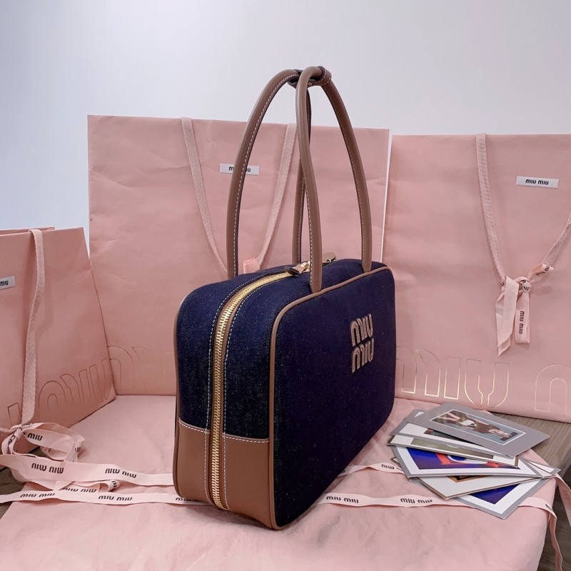 Beau Canvas And Leather Bag“34*23*12CM”-0301=