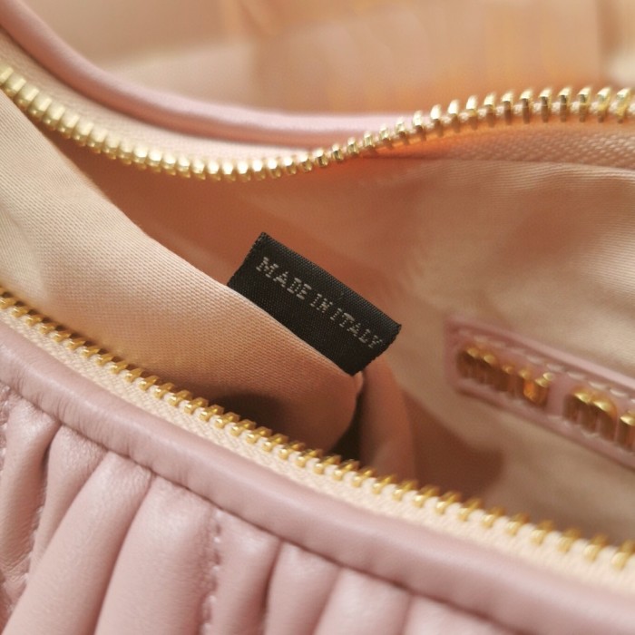 Wander Matelassé Nappa Lleather Hobo Bag“23*13*7CM”-059=