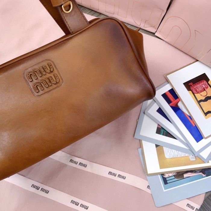 Leather Top-Handle Bag“28*15*13CM”-068=