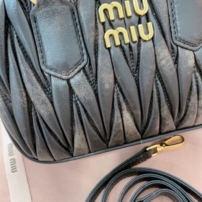 Arcadie Matelassé Nappa Leather Bag“19*13*6CM”-0801=