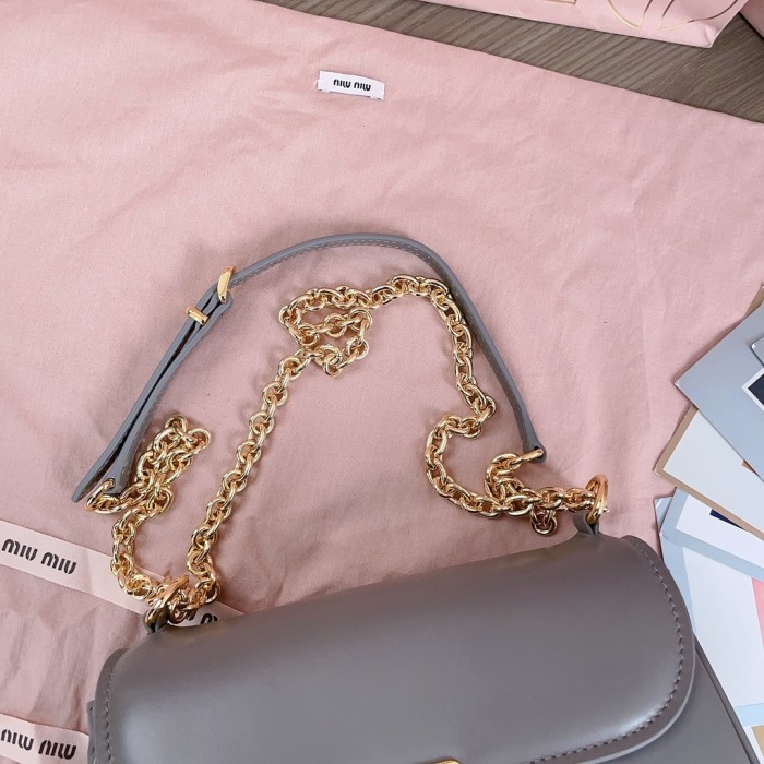 Nappa Leather Shoulder Bag“24*13.5*9CM”-0501=