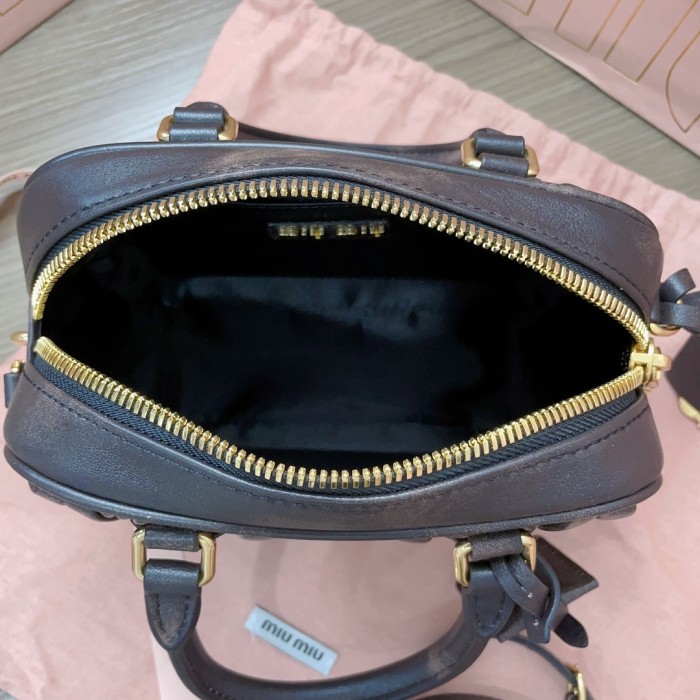 Arcadie Matelassé Nappa Leather Bag“19*13*6CM”-0801=