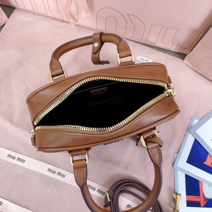 Arcadie Leather Bag“19*13*6CM”-069=