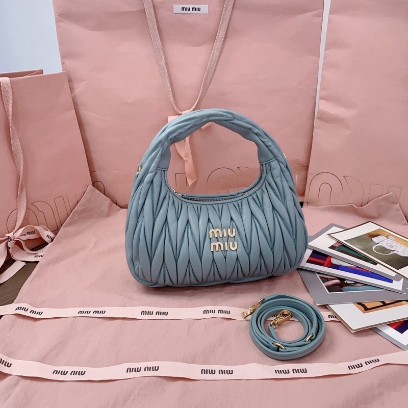 Wander Matelassé Nappa Lleather Hobo Bag“23*13*7CM”-059=