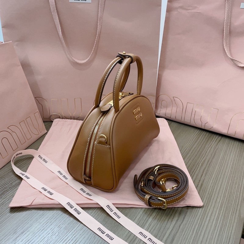 Leather Top-Handle Bag“23*15*11CM”-098=