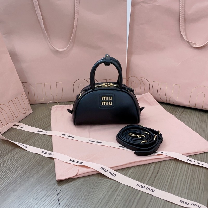Leather Top-Handle Bag“18*11.5*8CM”-057=