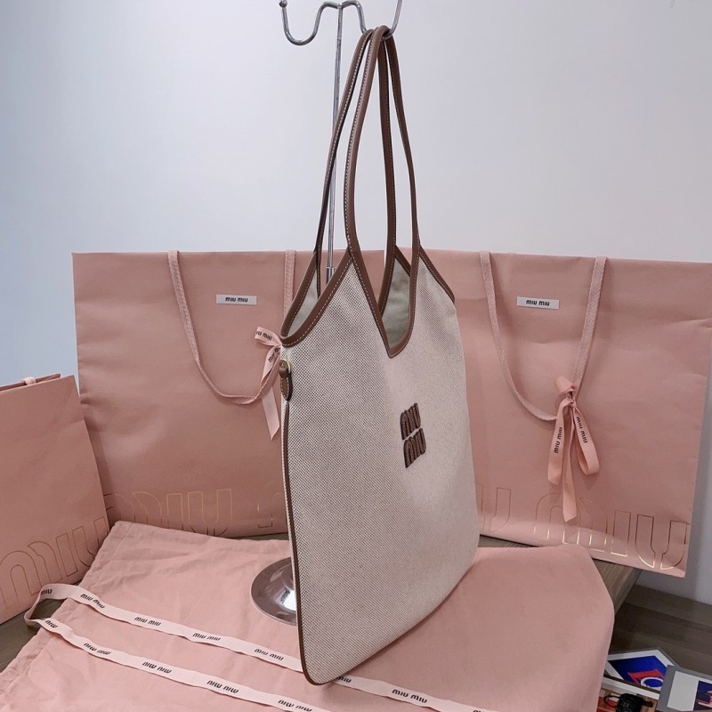 IVY Canvas And Leather Bag“40*35CM”-057=