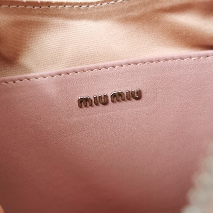 Matelassé Nappa Leather Shoulder Bag“21*16.5*5.5CM”-089=
