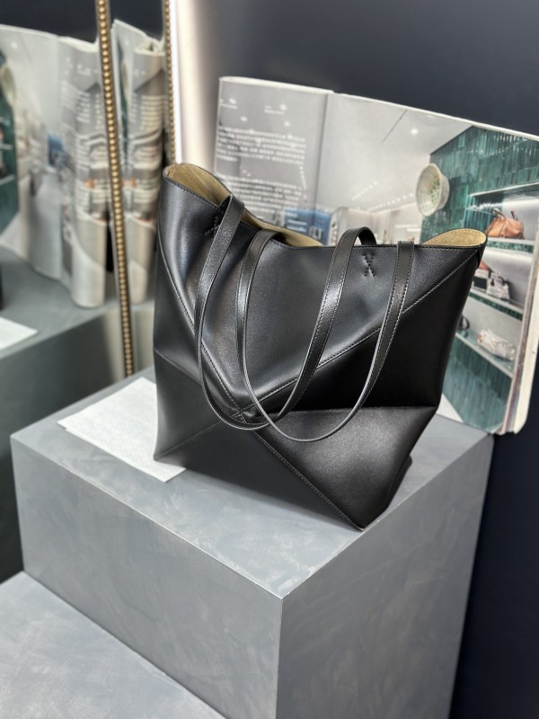 Medium Puzzle Fold tote in nappa calfskin“31.5*25.5*14.5CM”-086=