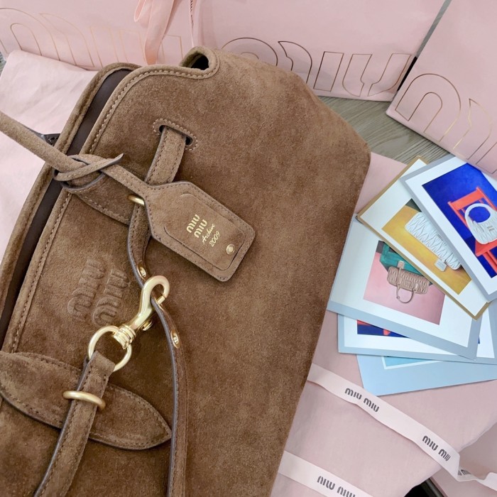 Aventure Suede Leather Handbag“44*22.5*14.5CM”-0011=