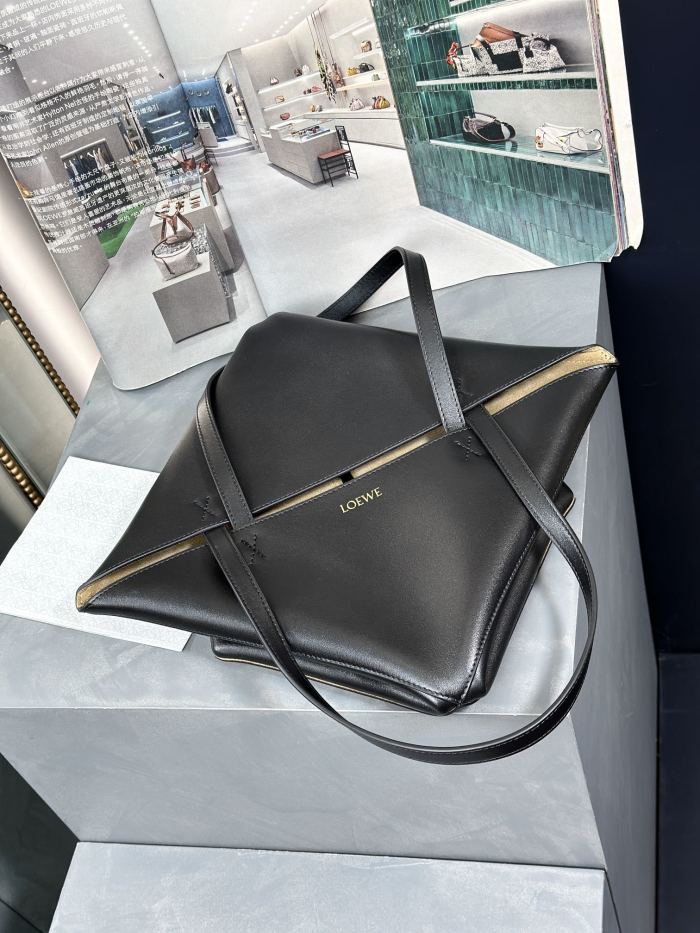 Medium Puzzle Fold tote in nappa calfskin“31.5*25.5*14.5CM”-086=