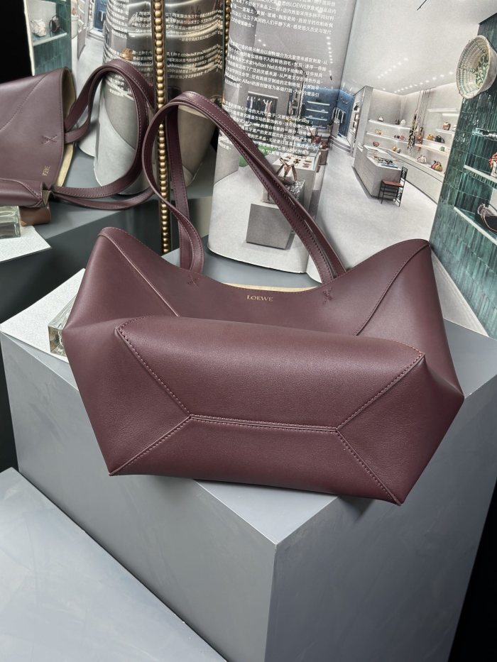 Medium Puzzle Fold tote in nappa calfskin“31.5*25.5*14.5CM”-086=