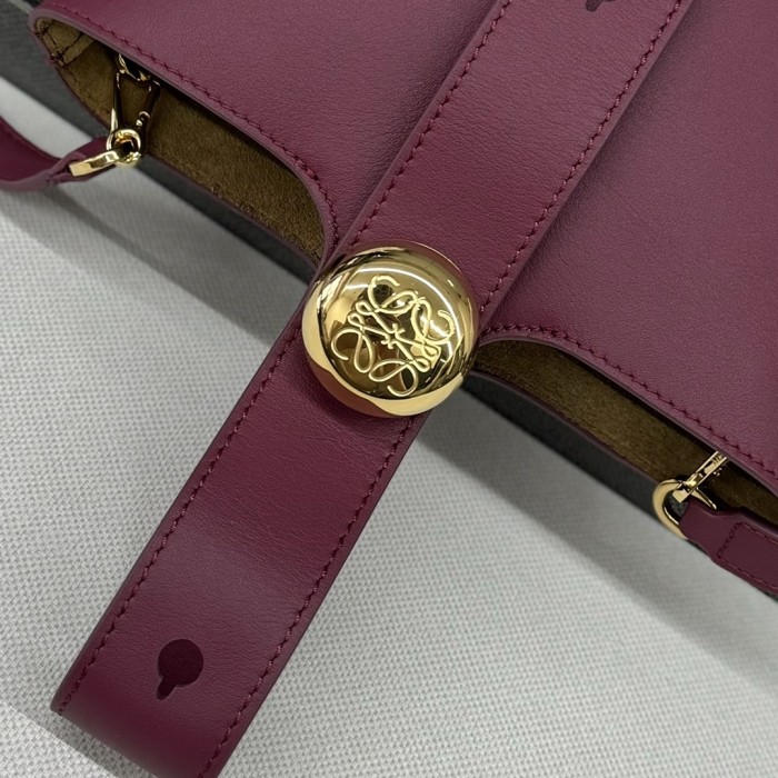 Pebble Bucket Bag In Soft Grained Calfskin“19.5*16*16CM”-037=
