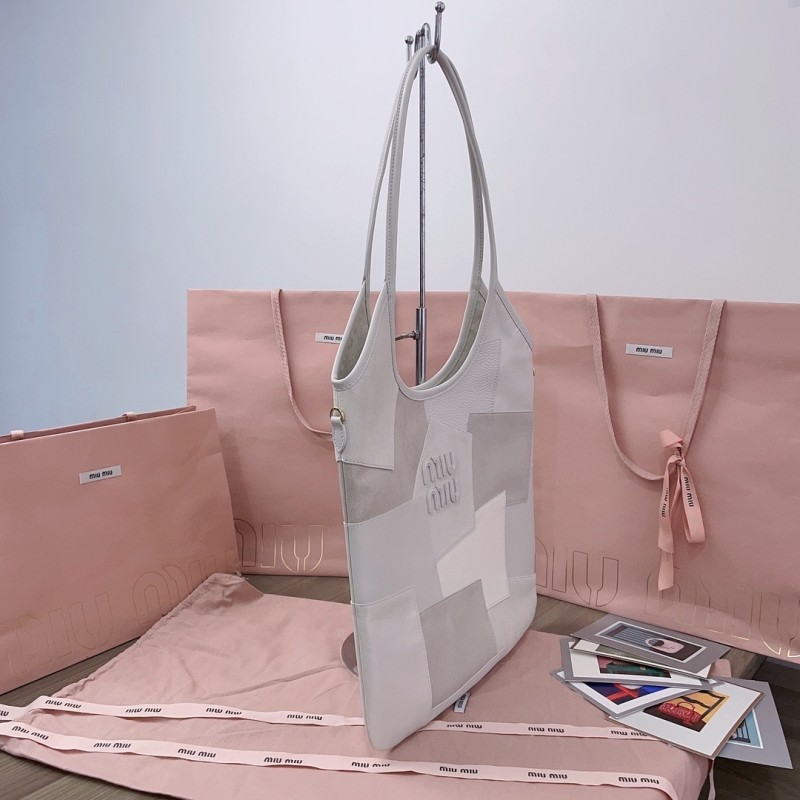 IVY Leather Patchwork Bag“40*35CM”-069=