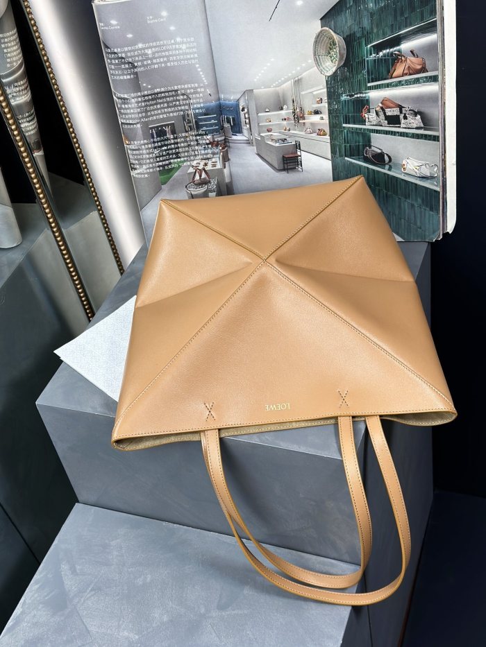 Medium Puzzle Fold tote in nappa calfskin“31.5*25.5*14.5CM”-086=