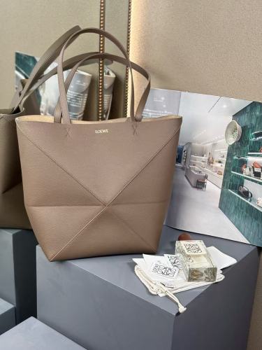 Medium Puzzle Fold tote in nappa calfskin“31.5*25.5*14.5CM”-086=