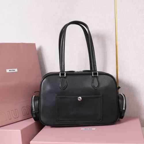 Pocket Nappa Leather Bag“31*20*16CM”-0521=